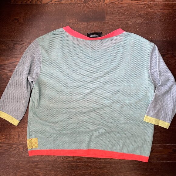 Gorgeous Eva & Claudi Danish Design Wool Boho Sweater-Size XL - Picture 4 of 9